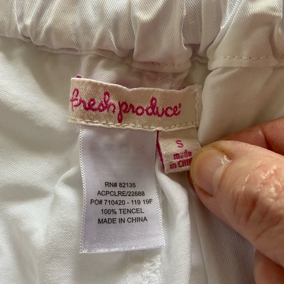 Fresh Produce Cropped Pull On Wide Leg Tencel Pants Size Small - Picture 2 of 10